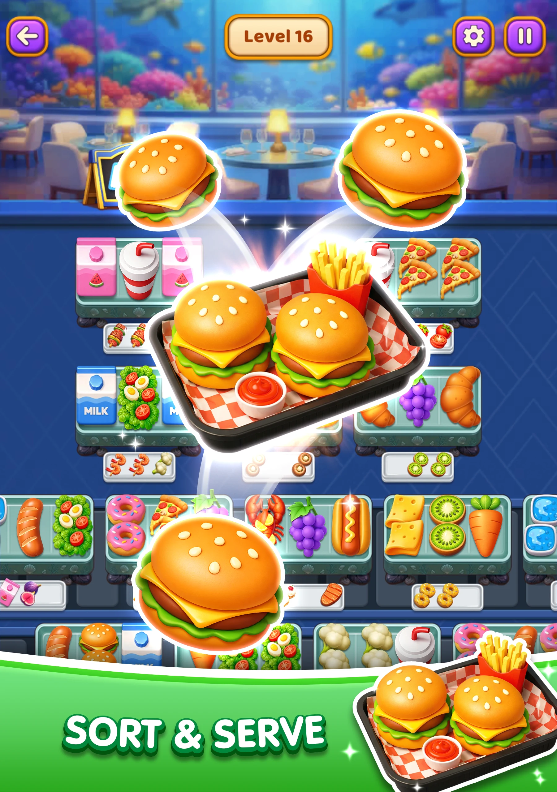 Go Chef : Food & Grill Match screenshot