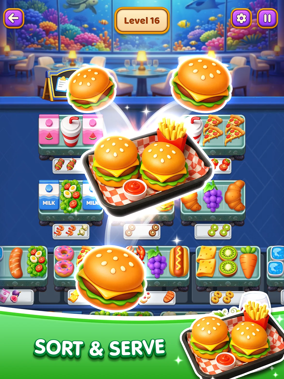 Go Chef : Food & Grill Match screenshot