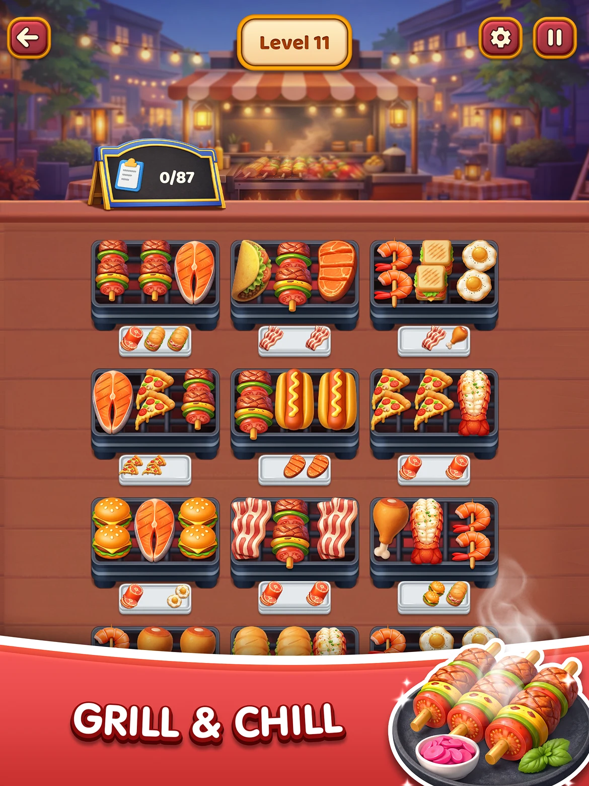 Go Chef : Food & Grill Match screenshot