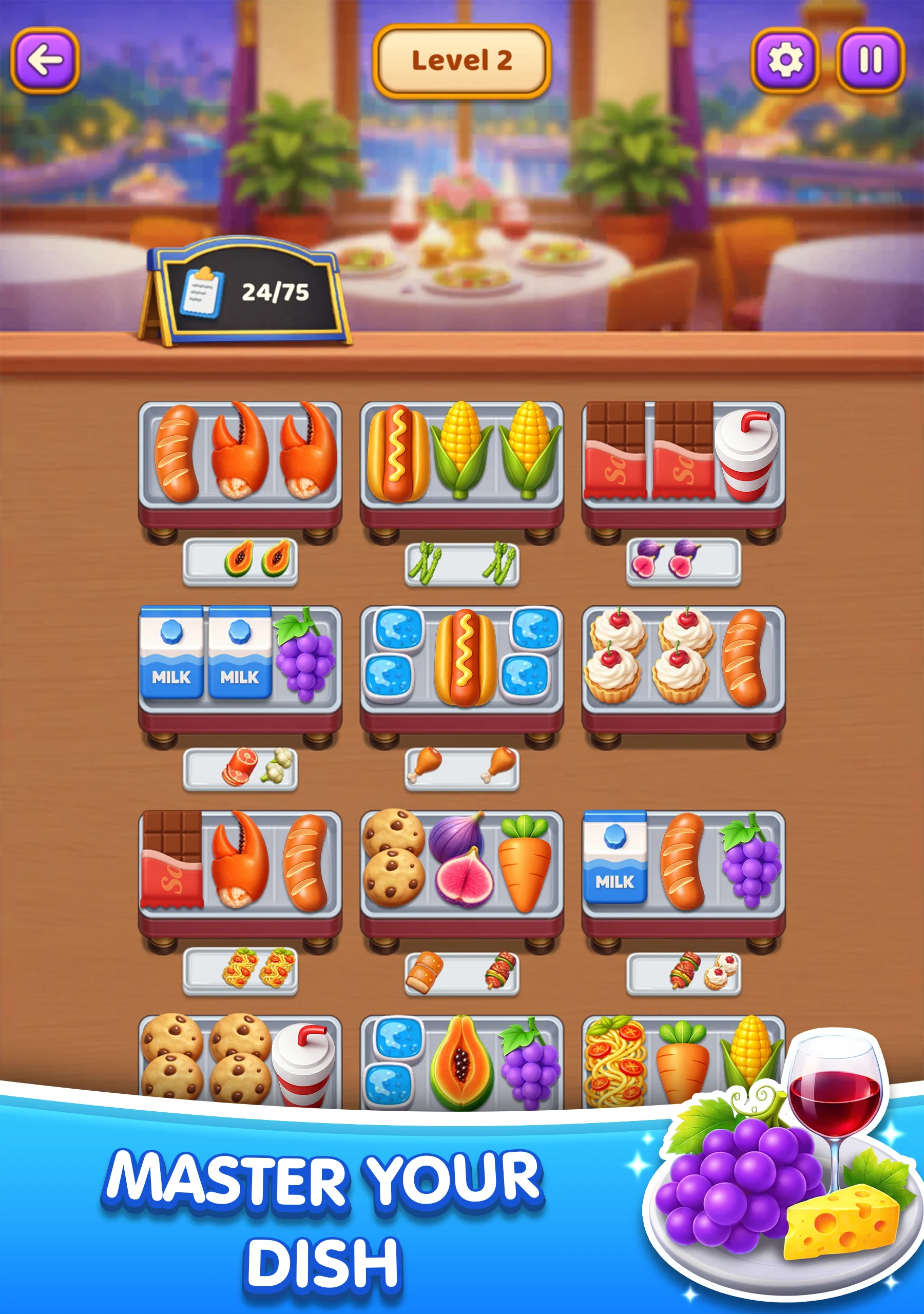 Go Chef : Food & Grill Match screenshot