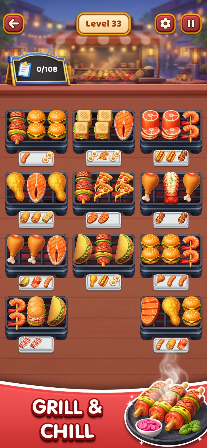 Go Chef : Food & Grill Match screenshot