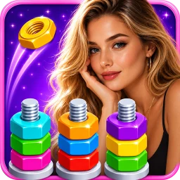 Symbol von Nut Bloom: Farbsortierung